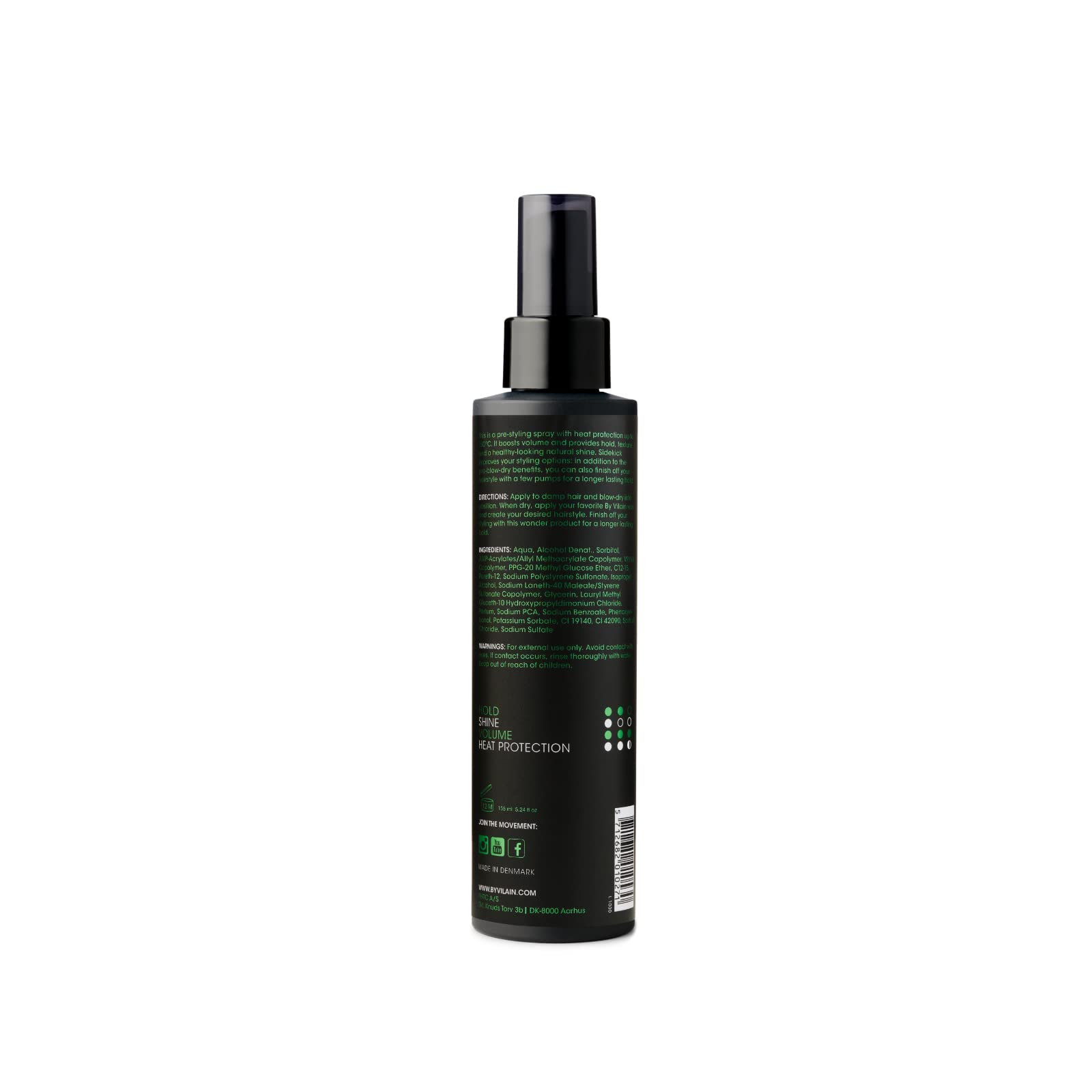 By Vilain Sidekick volume boost delivers fuller hair with instant lift and texture.