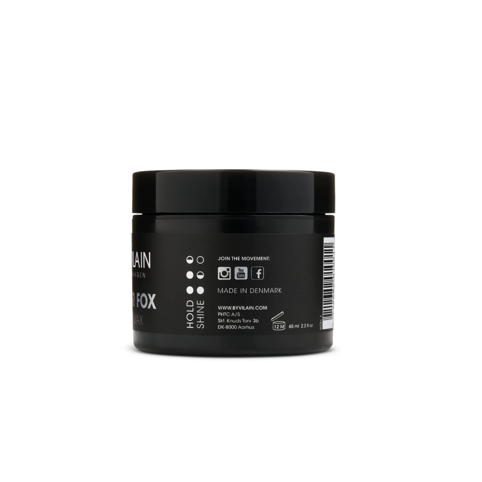 By Vilain Silver Fox Mud Wax delivers a sleek finish with medium shine.