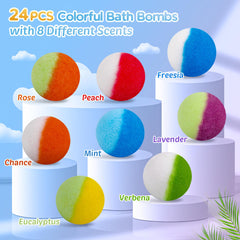 BYGGVIR bath bombs use natural ingredients gentle on sensitive skin