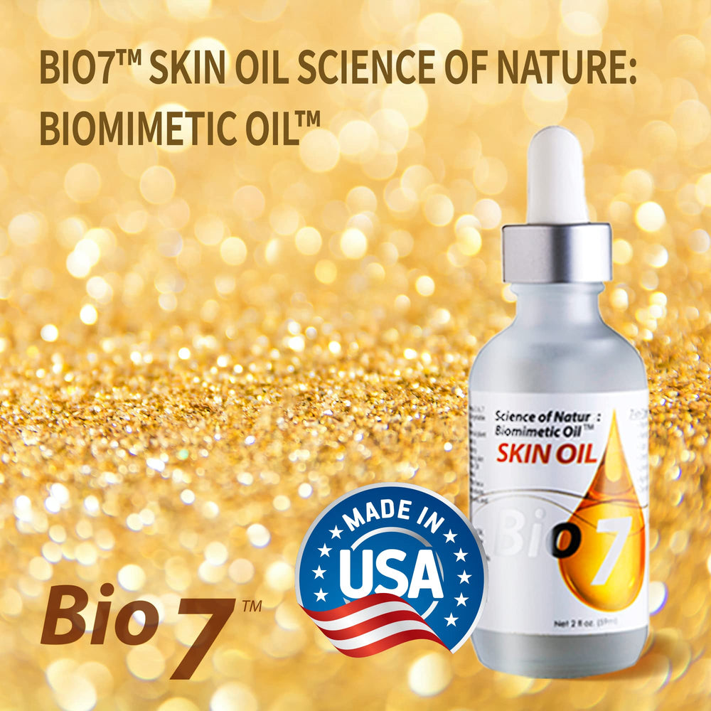 By Natures Bio7 Skin Oil calendula rosemary blend in bottle