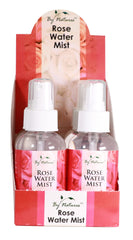 By Natures rose water mist travel size bottle for facial hydration and body refreshment