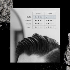 BYRD Hair Clay Pomade 2-Pack applying from roots to ends for even distribution.