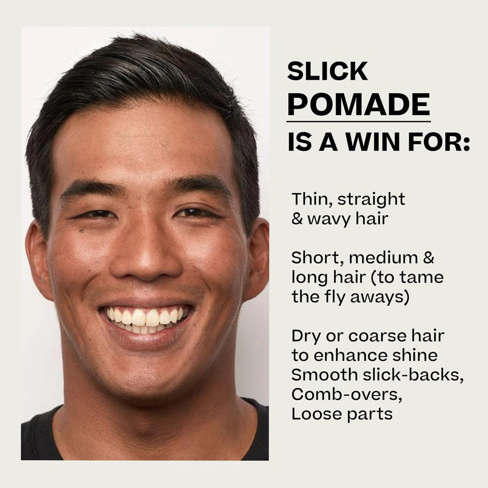 BYRD Slick Pomade 2-pack open tin for fresh styling control