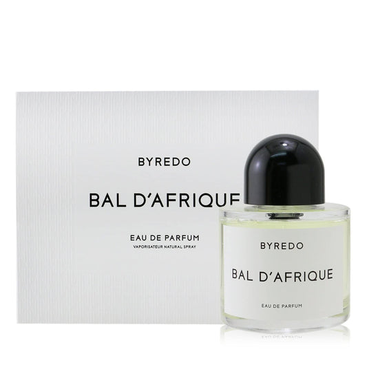 Byredo Bal Dafrique bottle top close-up, emphasizing a refined scent experience.
