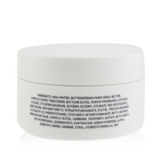 Byredo Blanche Body Cream texture close-up reveals rich, lasting moisture.