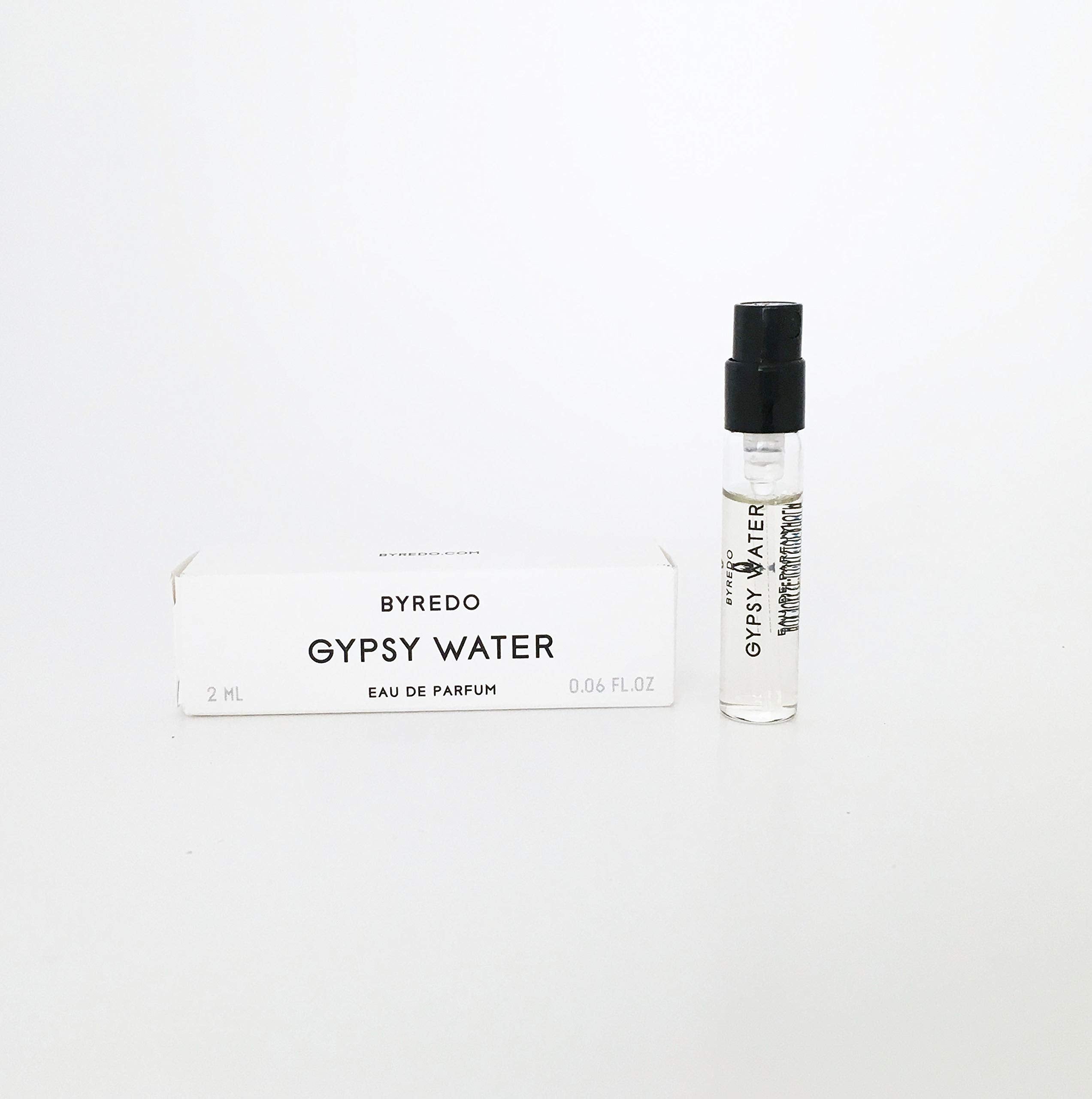 Byredo Gypsy Water bottle close-up highlighting warm amber and citrus notes