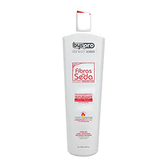 BYS Pro silk fibers treatment bottle for heat protection on dry hair