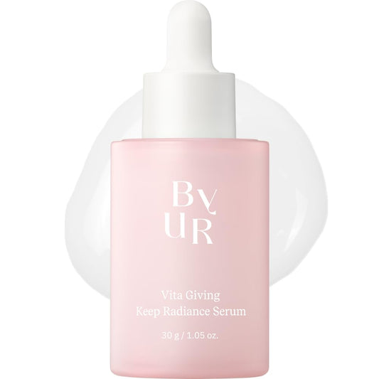 ByUR Vita Giving Keep Radiance Serum pack shot highlighting daily brightening