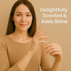 C CARE 8 oz cuticle oil bottle ready for nightly use.