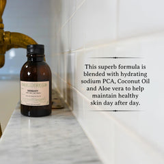 C.O. Bigelow Bergamot Body Wash with aloe vera soothes skin.