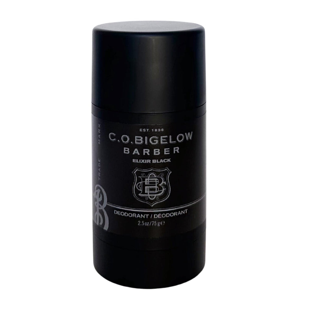 C O Bigelow Elixir Black deodorant gel-stick for clean aluminum-free protection