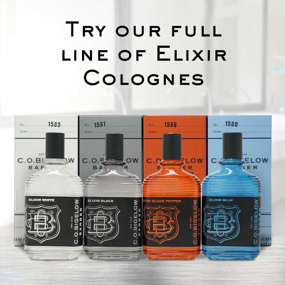 Smooth gel-stick application of C O Bigelow Elixir Black on skin