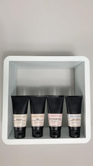 Applying C.O. Bigelow Vetiver hand cream for quick absorption and subtle aroma.
