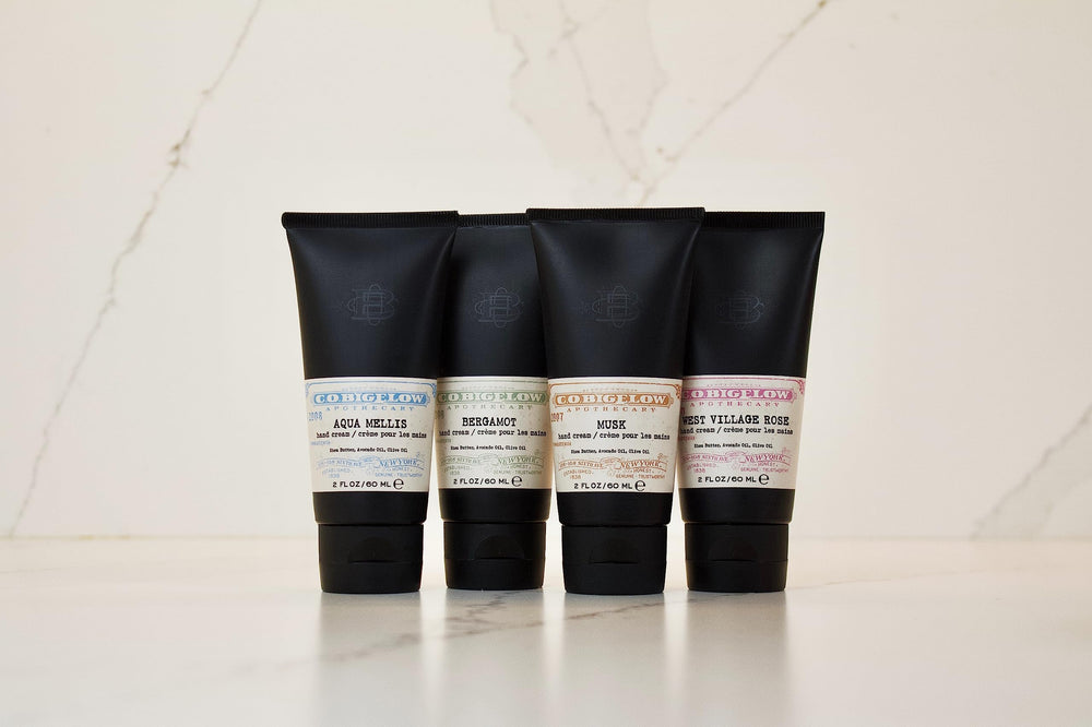 Ingredients highlight: shea butter, avocado oil, and olive oil in C.O. Bigelow Vetiver cream.