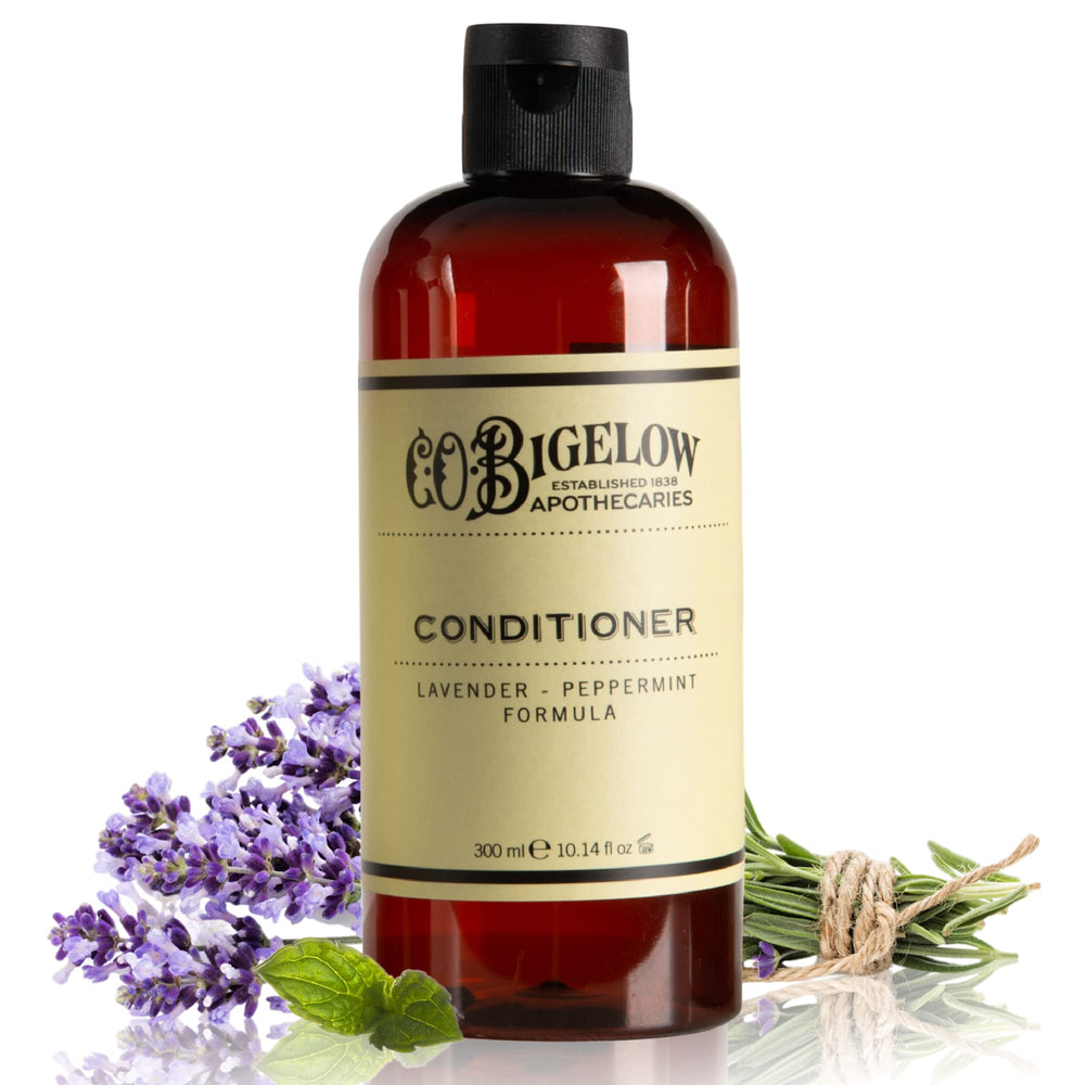 C.O. Bigelow Lavender Peppermint Conditioner bottle ready for daily hydration and detangling