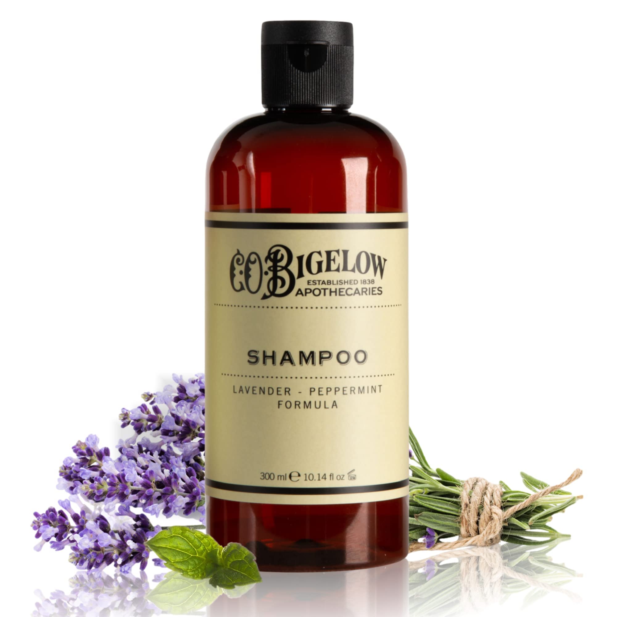 C.O. Bigelow Lavender Peppermint Shampoo bottle ready for a refreshing daily cleanse.