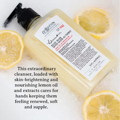 C. O. Bigelow lemon hand wash bottle highlights lemon oil for bright fragrance