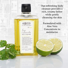 Aloe vera component close up in C O Bigelow Lime Coriander formula