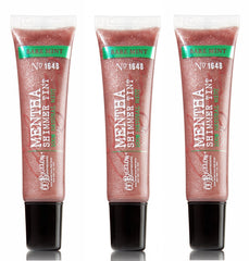 C.O. Bigelow Mentha Shimmer Tint Bare Mint 3-pack for a minty shimmer lip look