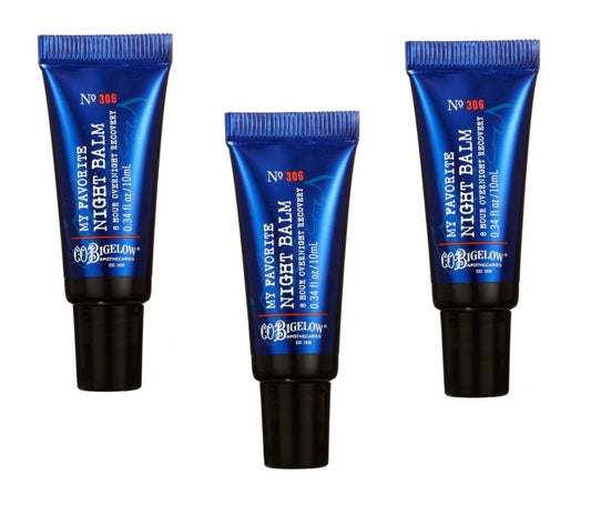 C.O. Bigelow My Favorite Night Balm No. 306 pack of 3 tubes for nightly hydration