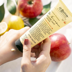 Absorption close-up highlights smooth, lightweight hydration from No. 007 formula.