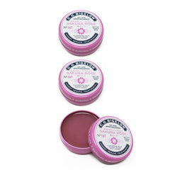 C.O. Bigelow Sakura Rose Salve tins three-pack front view for daily hydration