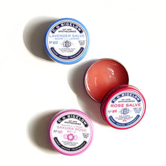 C.O. Bigelow salve tin for dry skin on elbows, knees, or hands.
