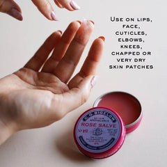 C.O. Bigelow Sakura Rose salve tin for soothing lips with a gentle rose fragrance.