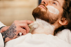 Soft, hydrated skin after using C.O. Bigelow shave cream.