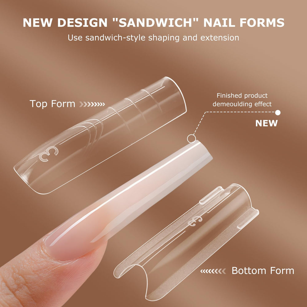 C12rtive sandwich forms top and bottom demonstrate precise shaping for consistent results