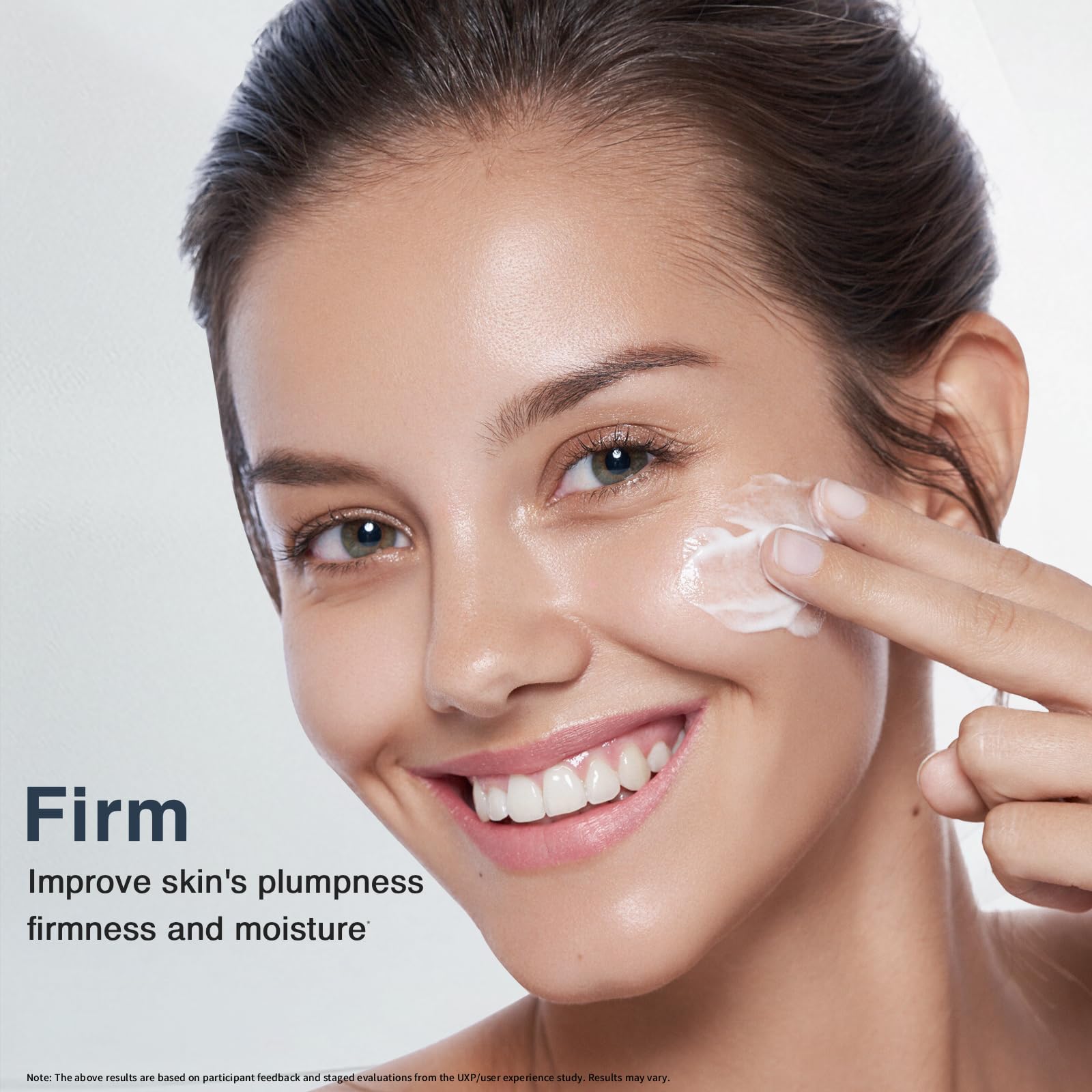 CA CAREL Peptides Collagen Firming Cream label closeup highlights premium formula.