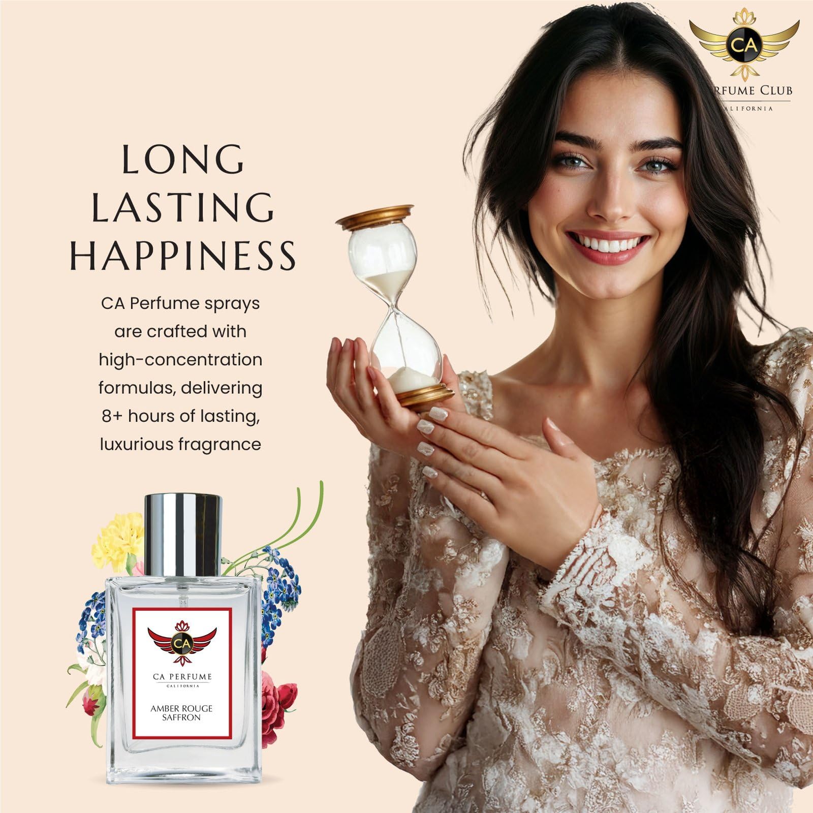 CA Perfume Impression Amber Rouge Saffron ambergris hint adds resinous sweetness