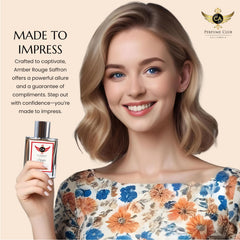 CA Perfume Impression Amber Rouge Saffron collection display invites exploration