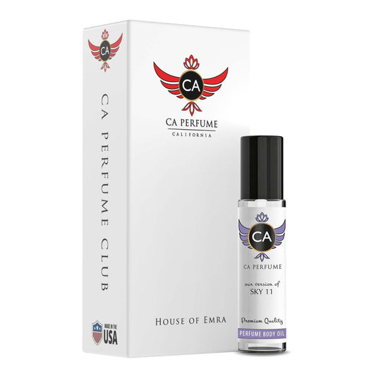 CA Perfume Sky 11 bottle front view, unisex woody scent for daily wear.