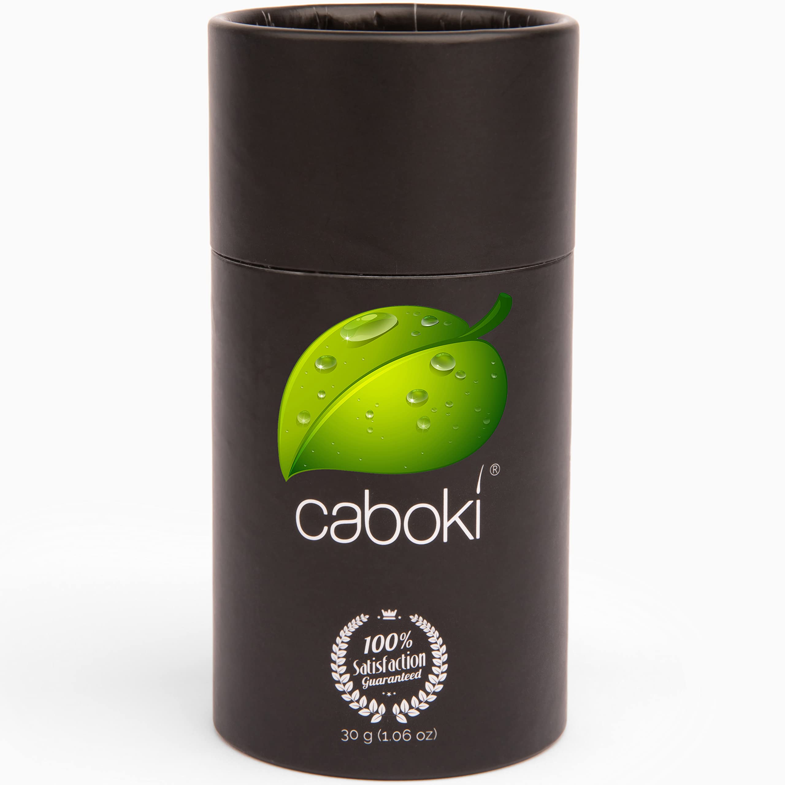 Caboki Auburn hair-building fiber box showing instant thinning coverage.