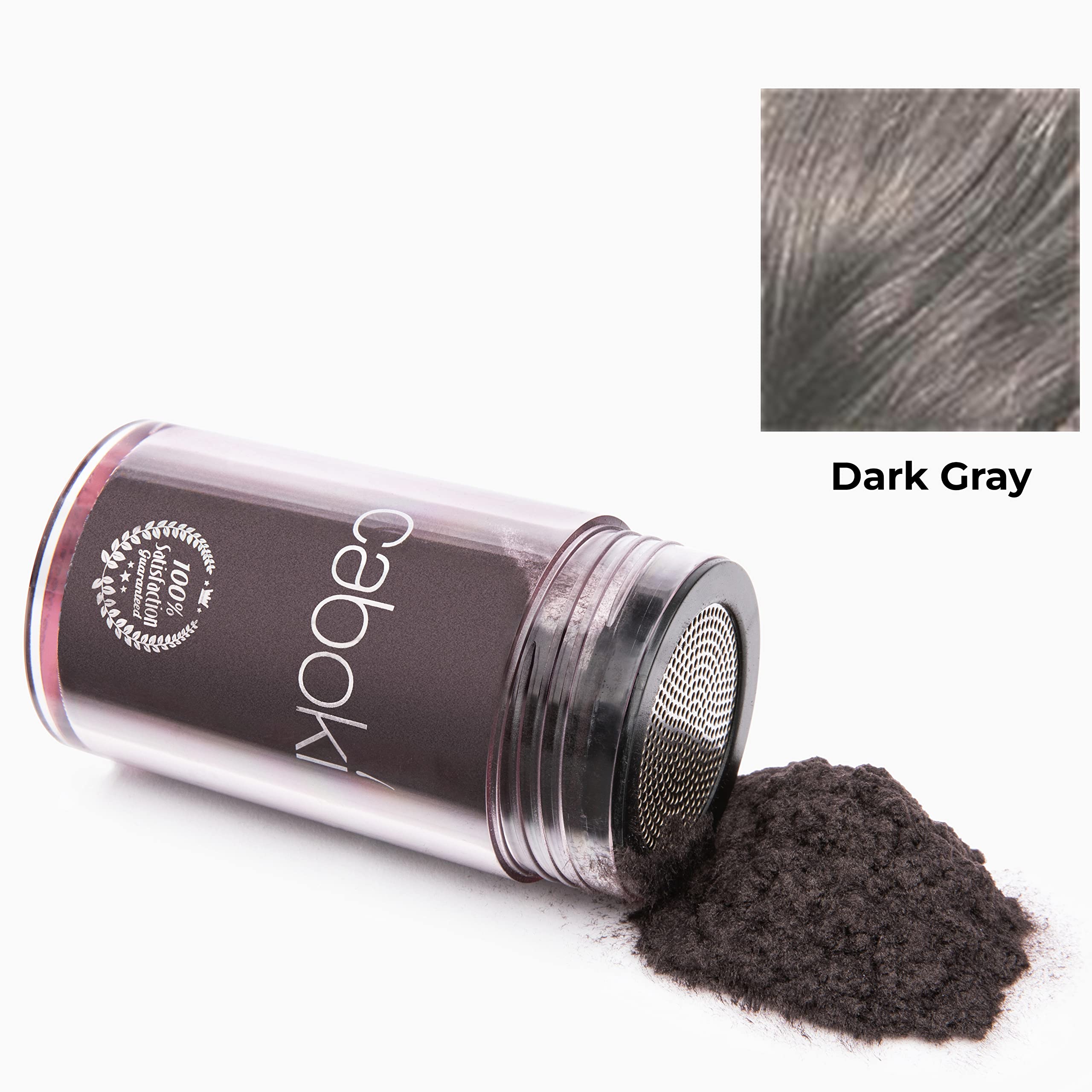 Caboki Hair Loss Concealer dusting application demonstrates easy use and seamless blending.