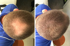Caboki light brown shade blends with light brown hair
