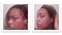 Caboki natural finish with no greasy shine observed.