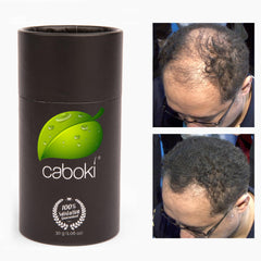 Caboki quick application delivers fast natural-looking coverage.