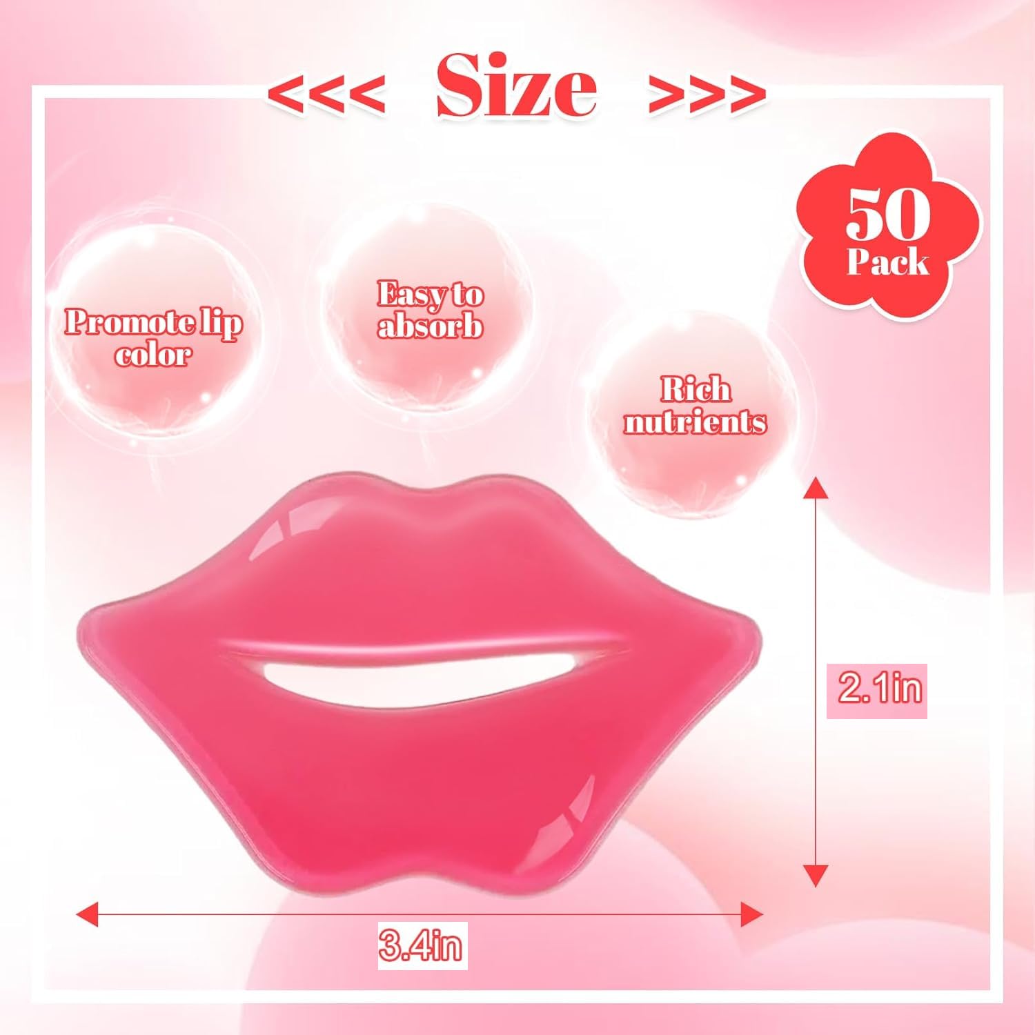 CACASO lip masks in individually sealed sachets for at-home use.
