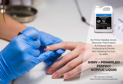 Cacee professional nail studio setup featuring the liquid for consistent results