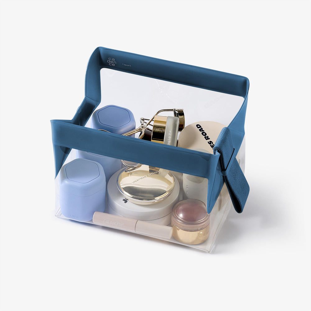 Cadence Parcel reinforced welded TPU provides durable, leak-resistant travel storage.