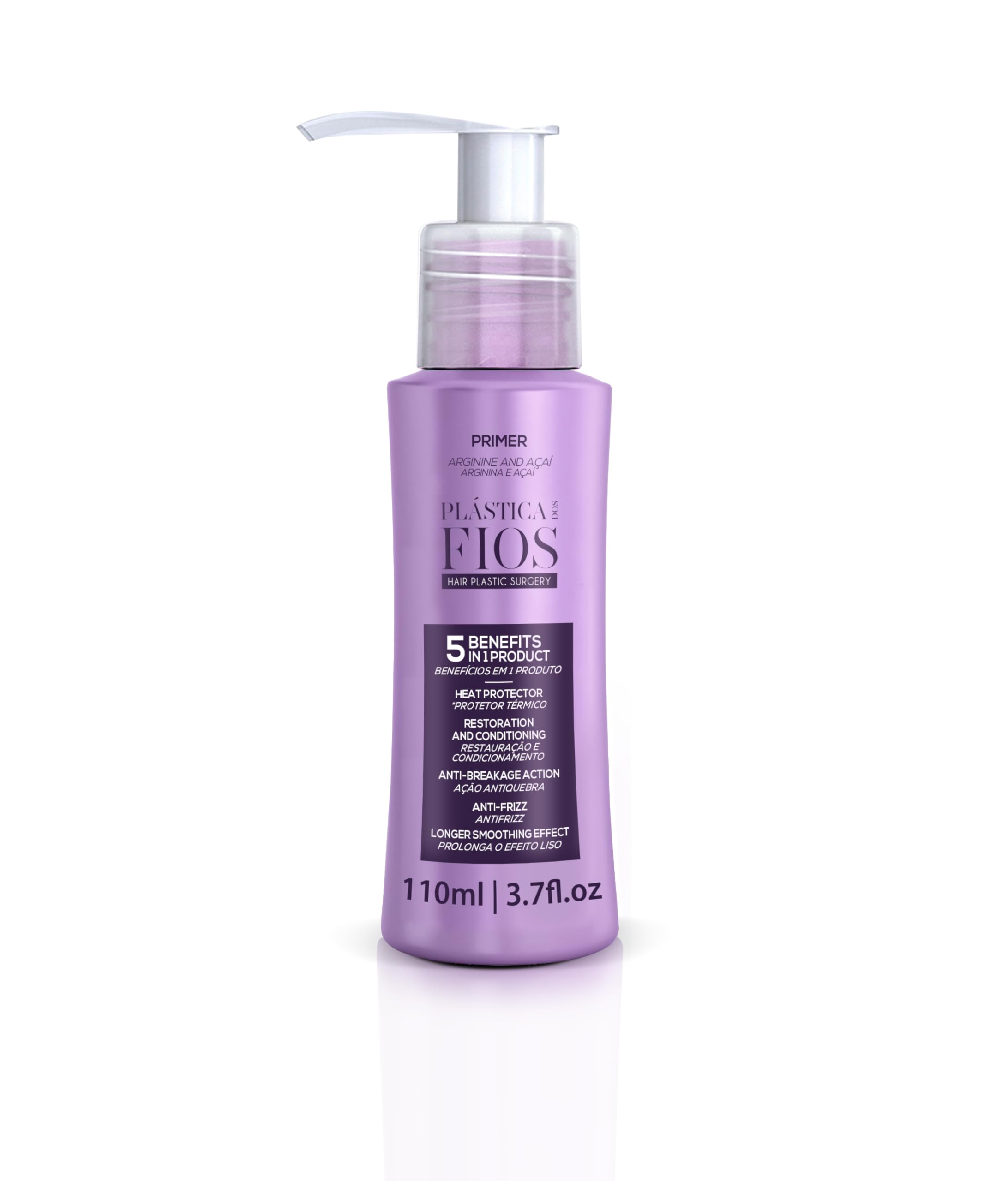 CADIVEU Plastica Dos Fios Shampoo bottle close-up suggesting hydration and gloss