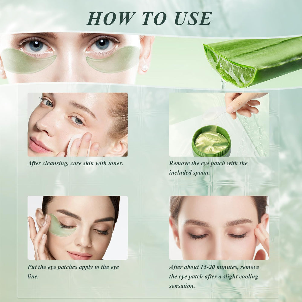 Caewous patches support elasticity and smooth skin around the eyes.
