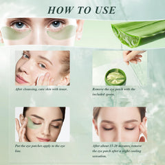 Caewous patches support elasticity and smooth skin around the eyes.