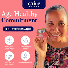 Caire Beauty gel mask lift effect close-up hints firming benefits