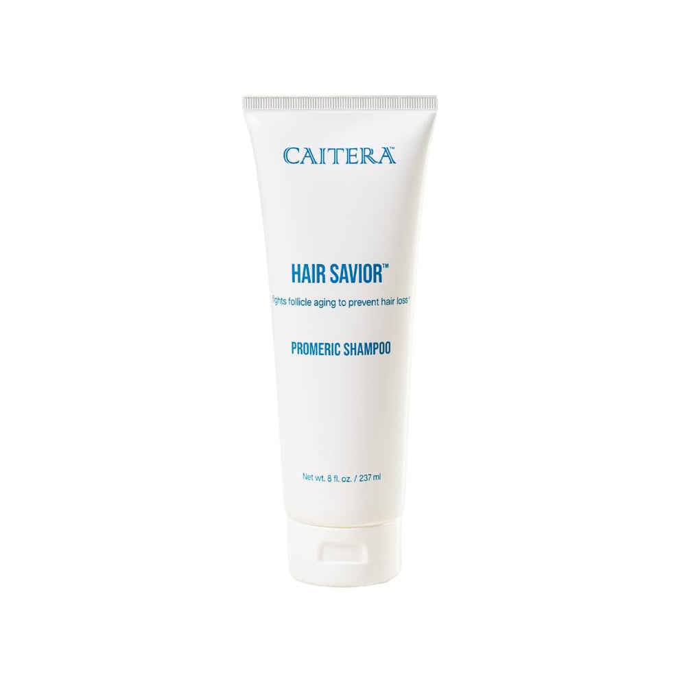 Caitera Hair Savior Promeric Shampoo bottle close-up highlighting volume-boosting formula