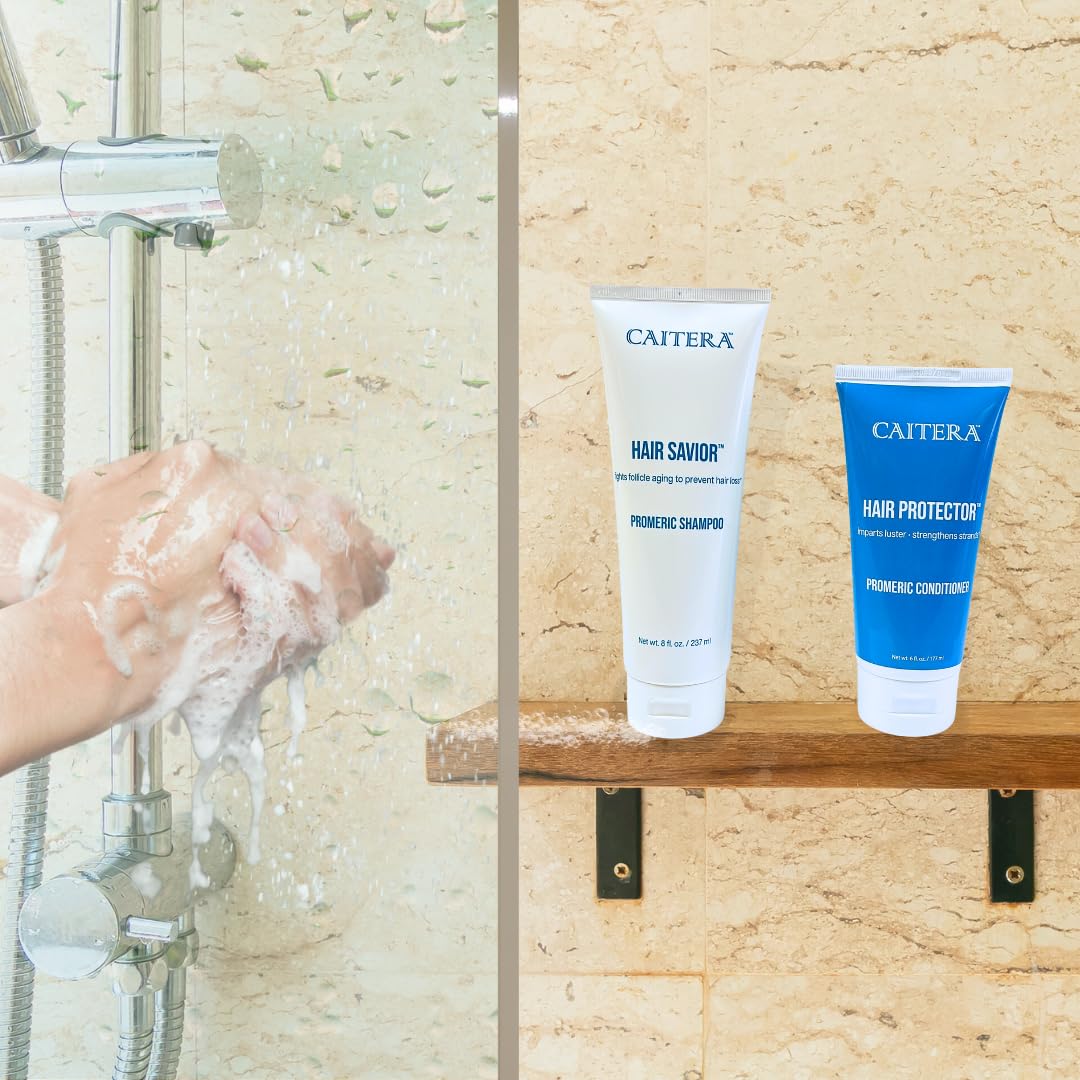 Caitera Promeric bundle packaging highlights color-safe daily care for all hair types