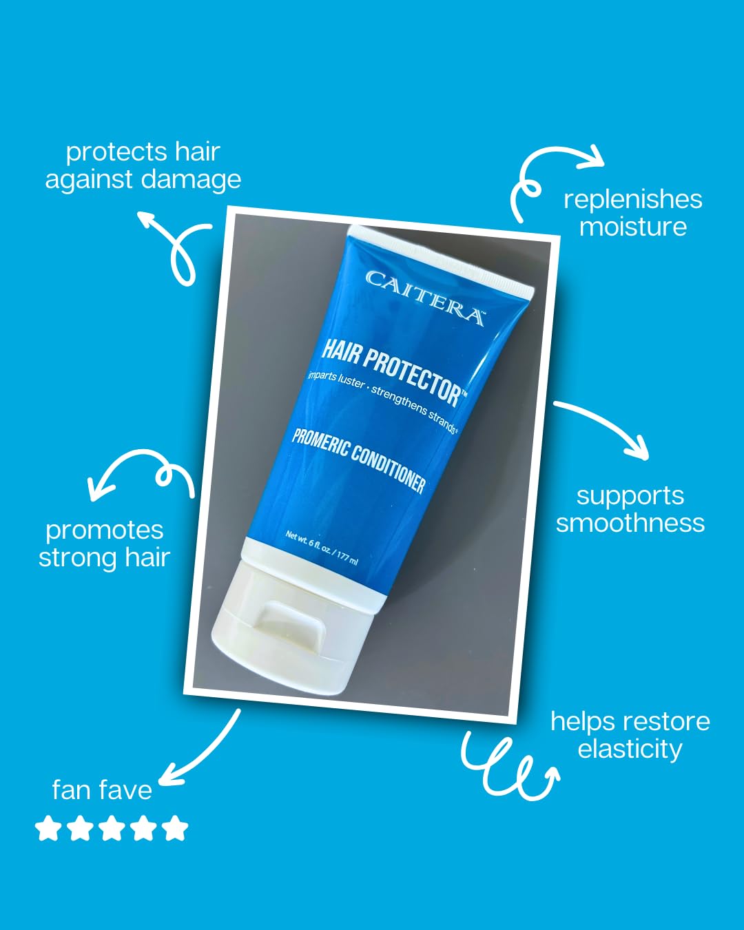 Caitera Promeric Conditioner with rosemary and peppermint oils for scalp refreshment