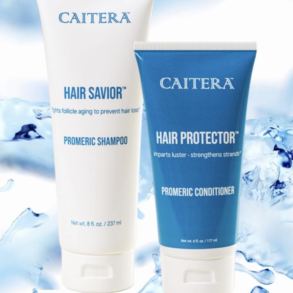 Caitera Promeric shampoo lather close-up with refreshing aroma